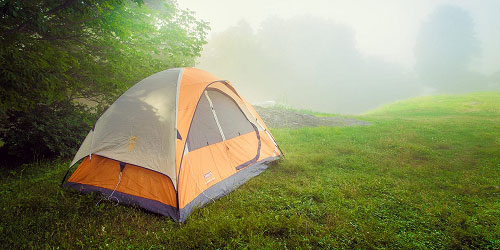 Foggy Tent - Morningside Flight Park - Charlestown, NH