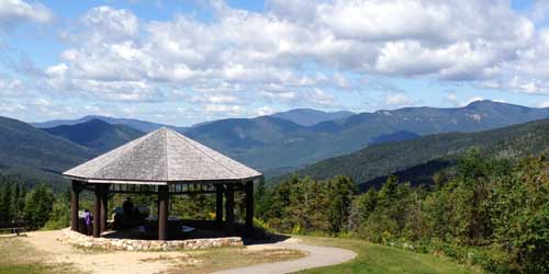 Summer Scenic Overlook in North Woodstock NH - White Mountains Attractions